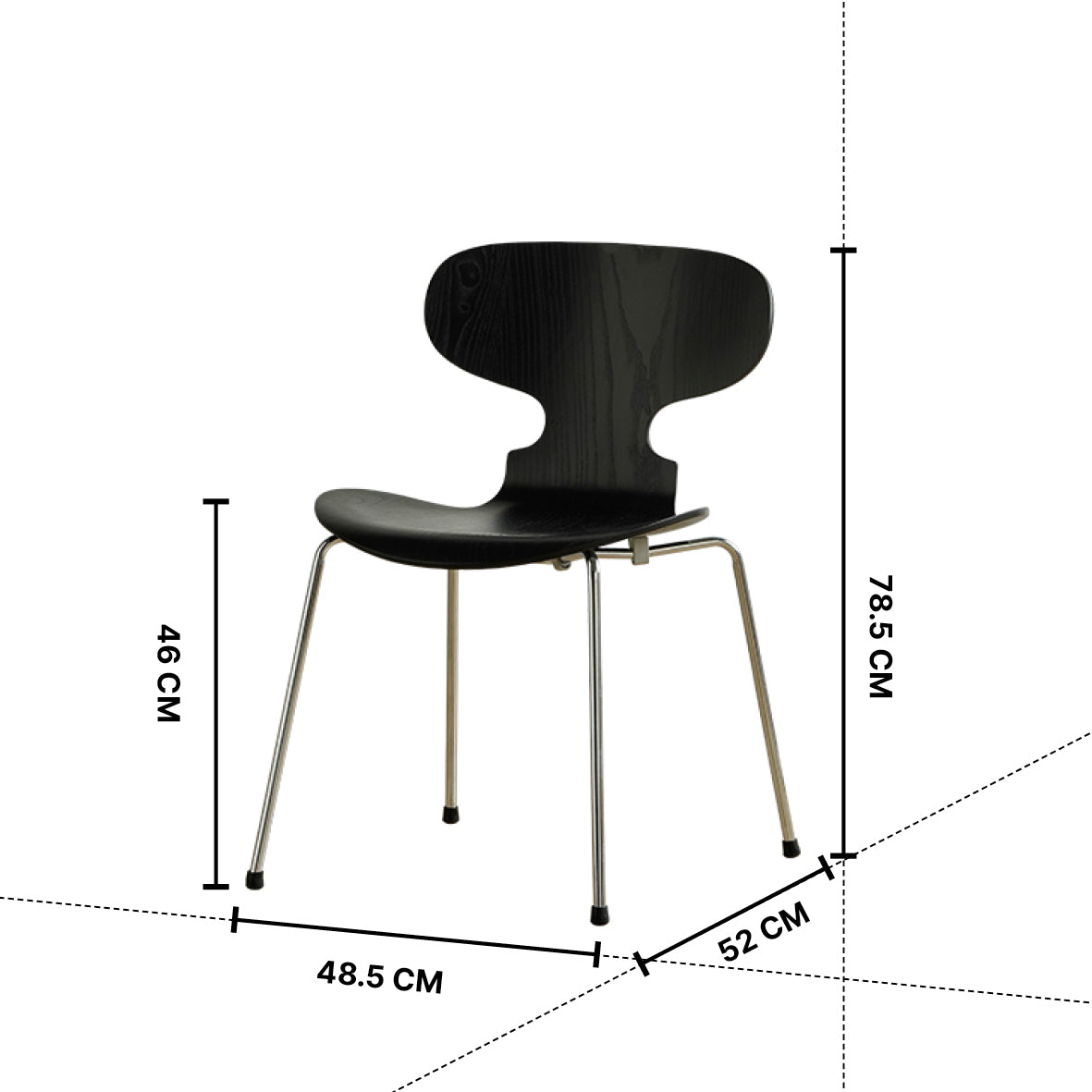 Art Wooden Ant Chair Design A