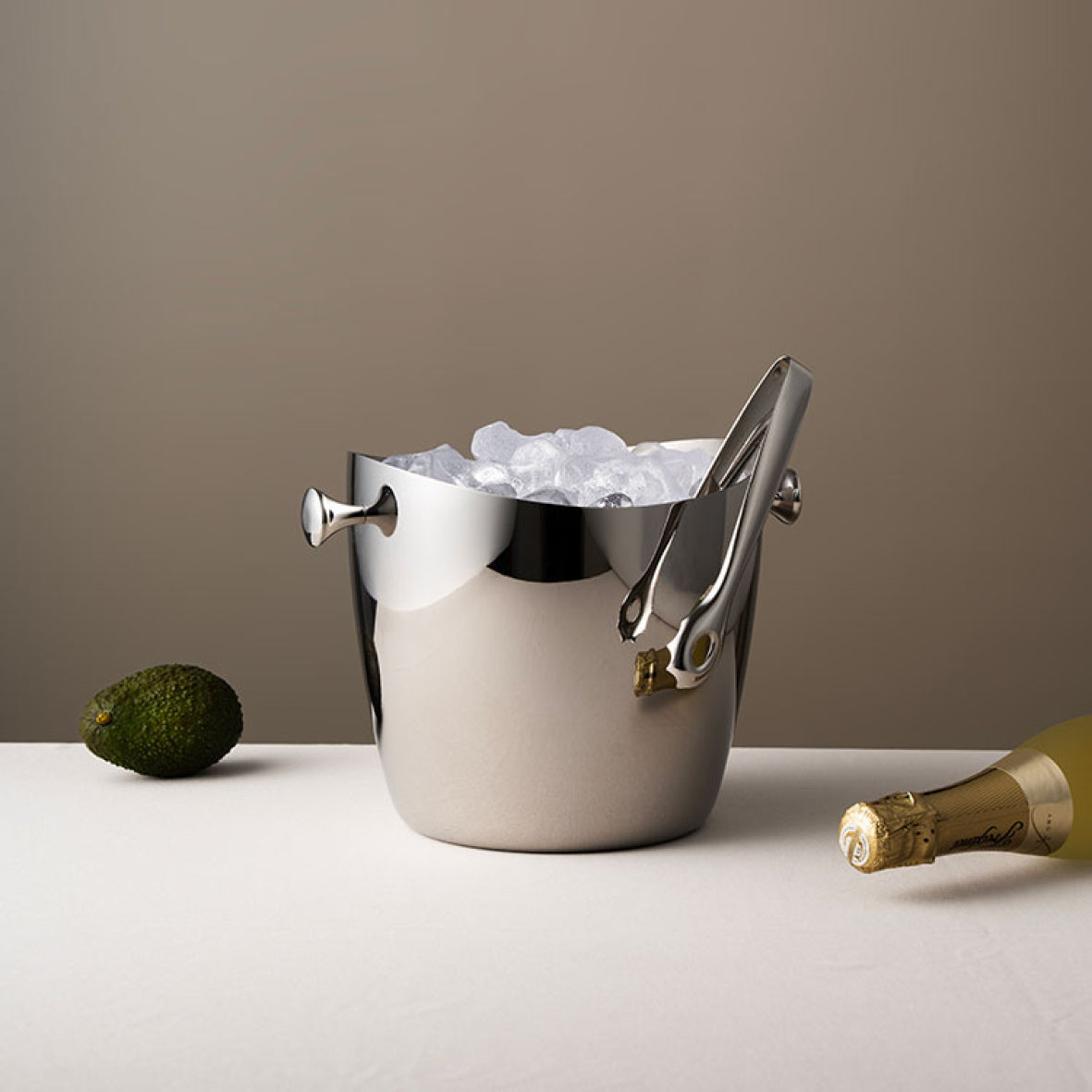 Stainless steel wine/champagne cooler