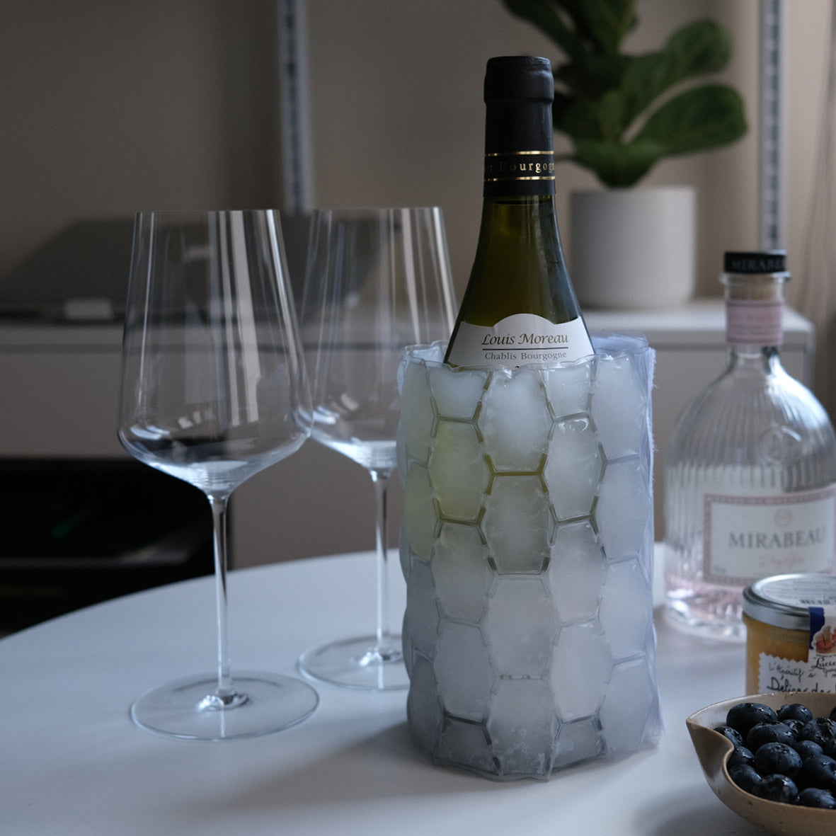 Transparent Wine Cooler Sleeve Bag