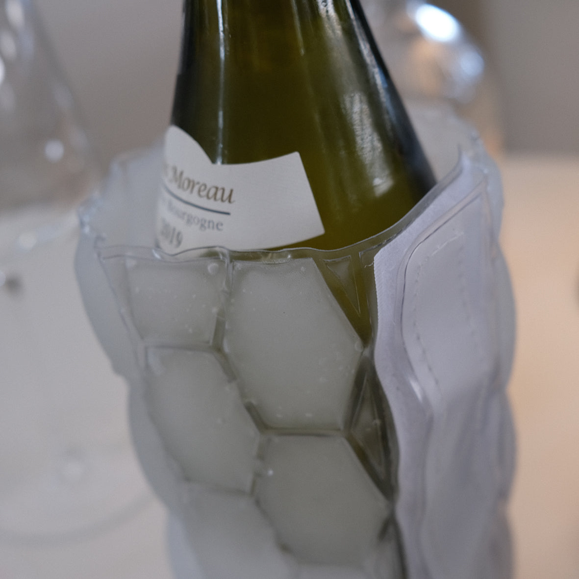 Transparent Wine Cooler Sleeve Bag