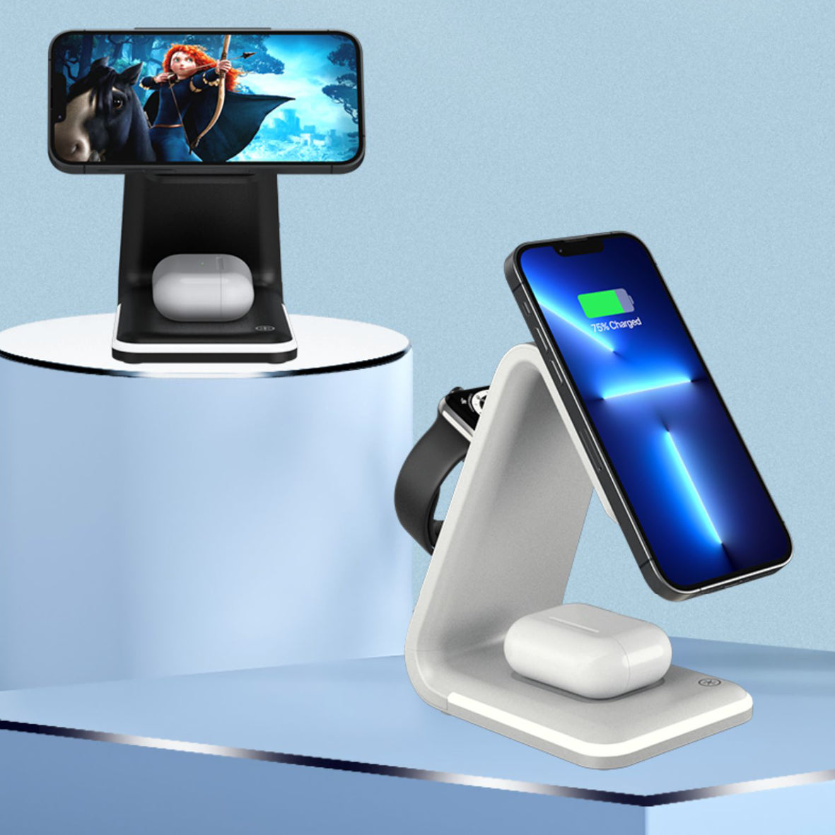 3 in 1 Elevate MagSafe iPhone, AirPods & Apple Watch Charger