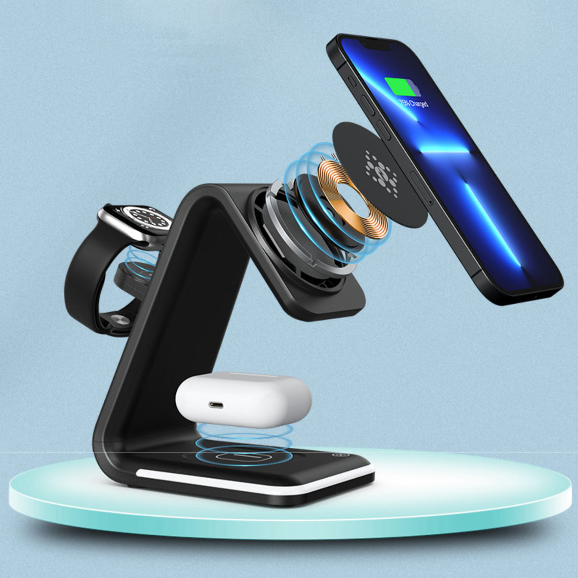 3 in 1 Elevate MagSafe iPhone, AirPods & Apple Watch Charger