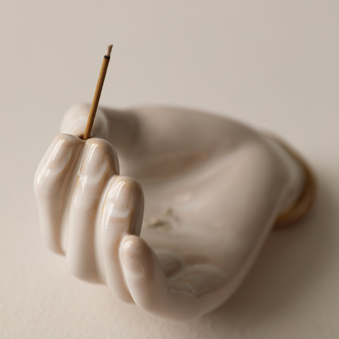 Art Hand Incense Holder