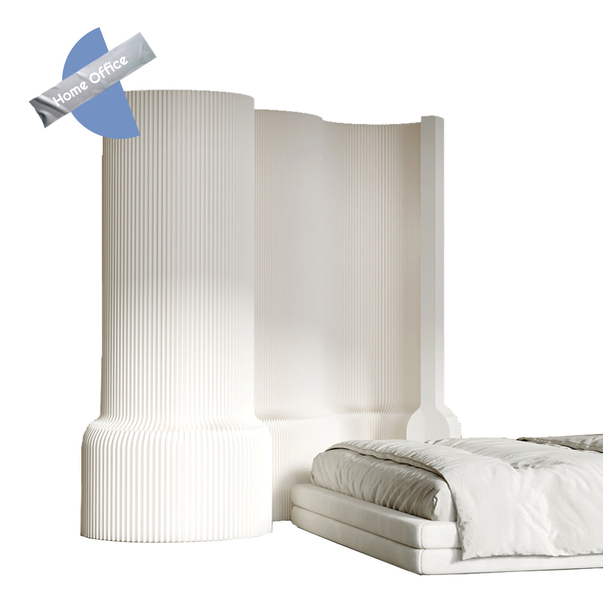 Folding Paper Room Divider Screen