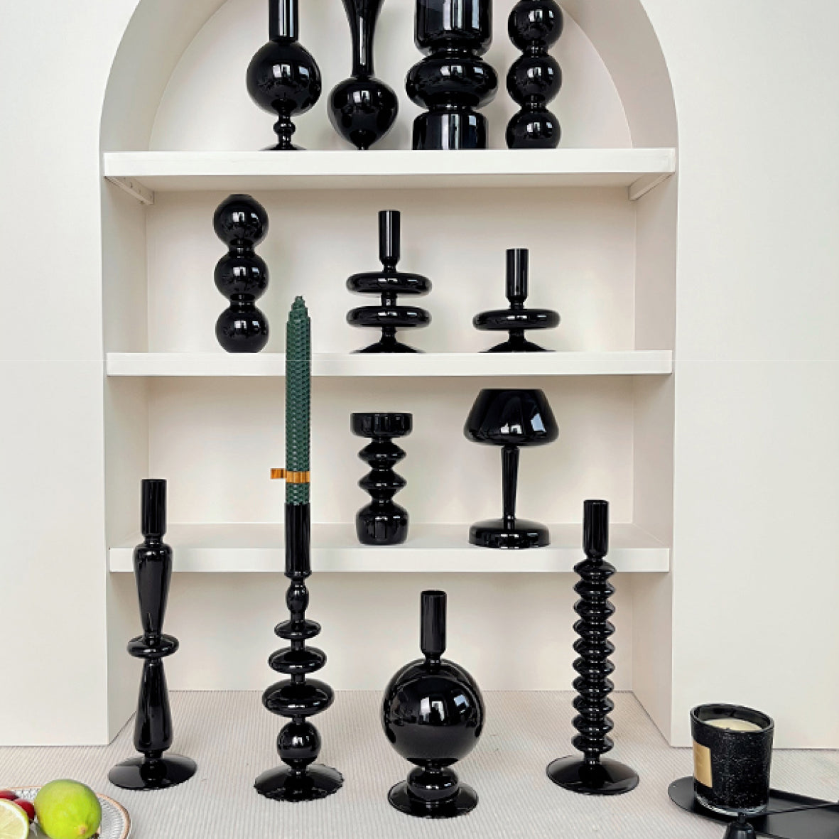Glazed Candle Display Holder