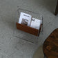 Leather and Brass Magazine Rack