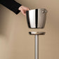 Stainless steel wine/champagne cooler