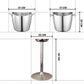 Stainless steel wine/champagne cooler