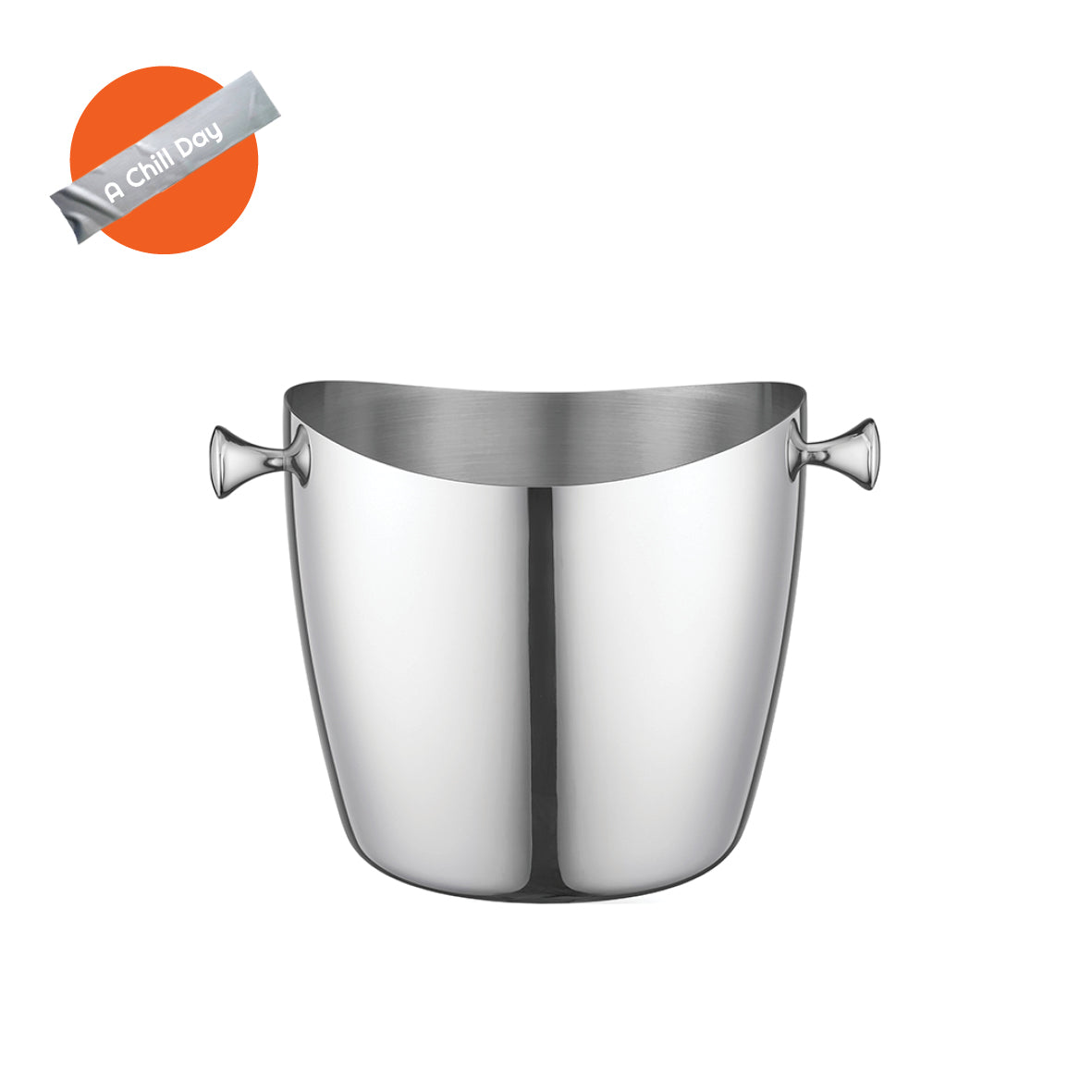 Stainless steel wine/champagne cooler