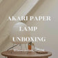 Akari Light Paper Lamp