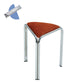 Triangle Pizza Stool