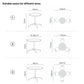 Retro Round Dining Table
